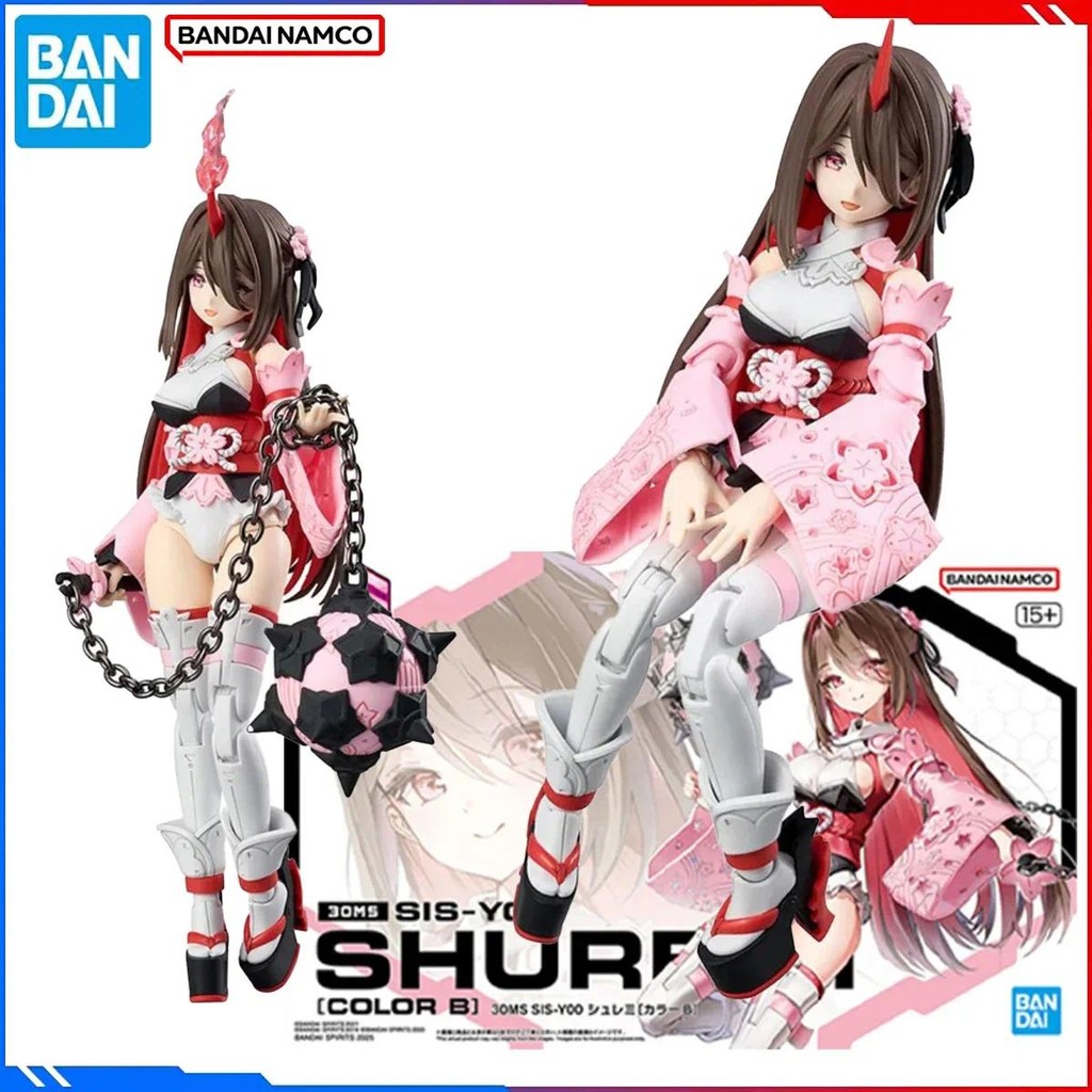ของแท้ Bandai Original 30MS รูปชุด 30MS 1/12 อะนิเมะตัวเลข SIS-Y00 Shuremi สี B Action ของเล่นคริสต์