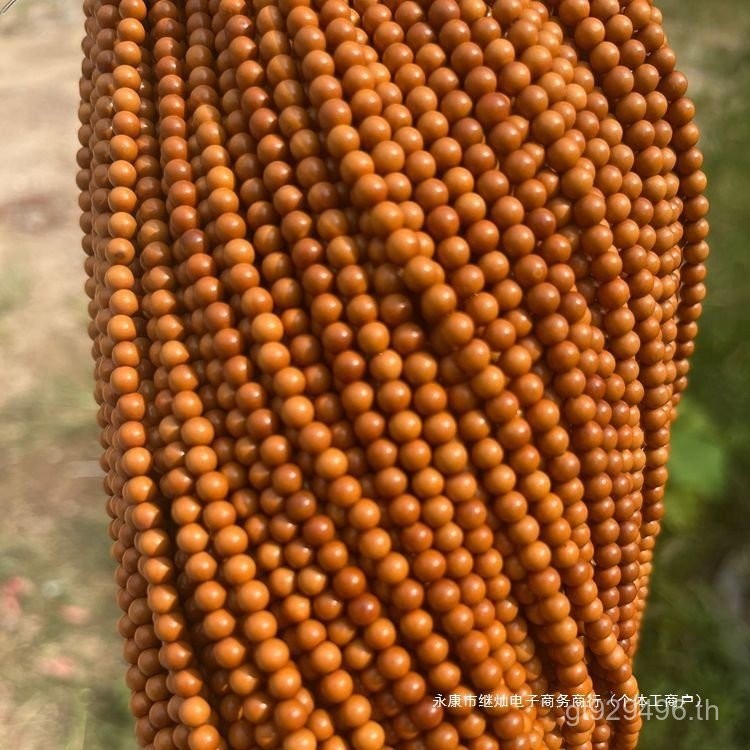 แกนลูกปัดทรงกลมแท้ขนาดเล็ก พร้อมสายคล้องสำหรับทำสร้อยข้อมือและสร้อยคอมัลติยูส 8WMS