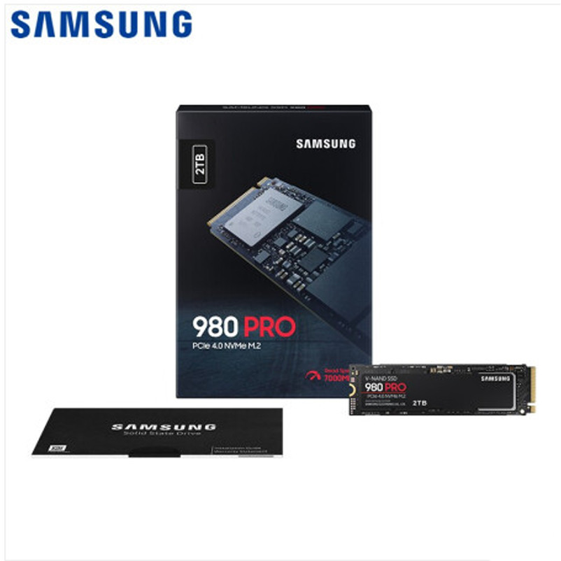 Samsung/Samsung 980 PRO 2TB PCIE 4.0 NVME PS5 โน้ตบุ๊กเดสก์ท็อป Solid State Drive