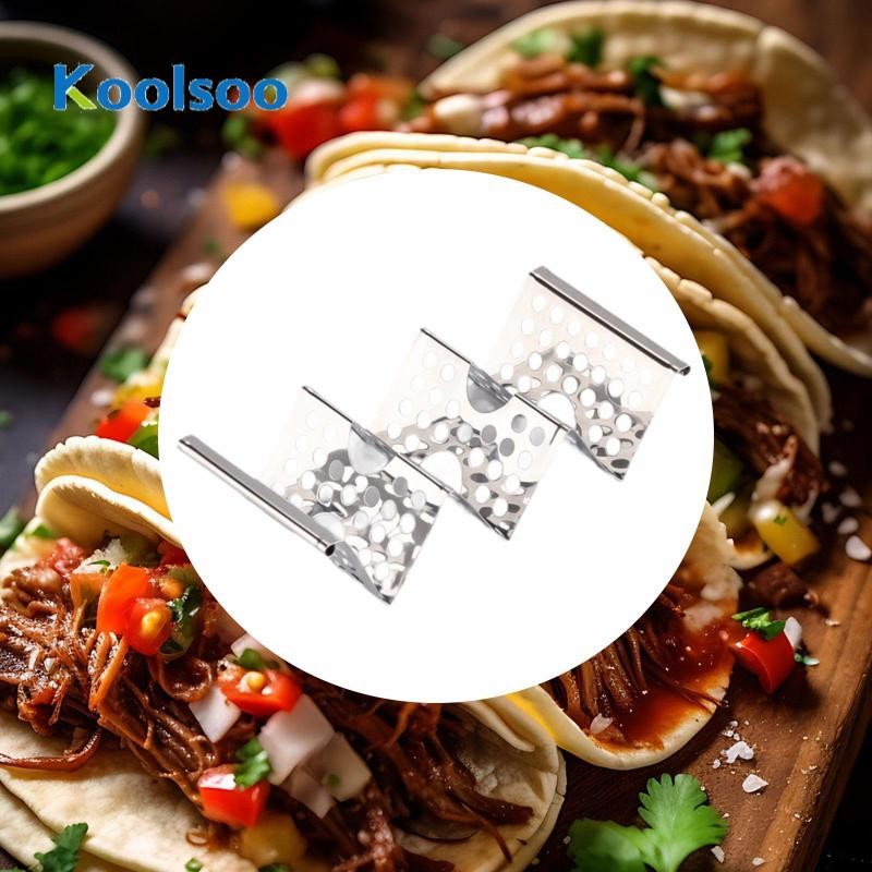 [Dolity1] Taco Holder Holder Holds ได้ถึง 3 Tacos มีสไตล์สําหรับห้องนั่งเล่นร้านอาหารบ้าน
