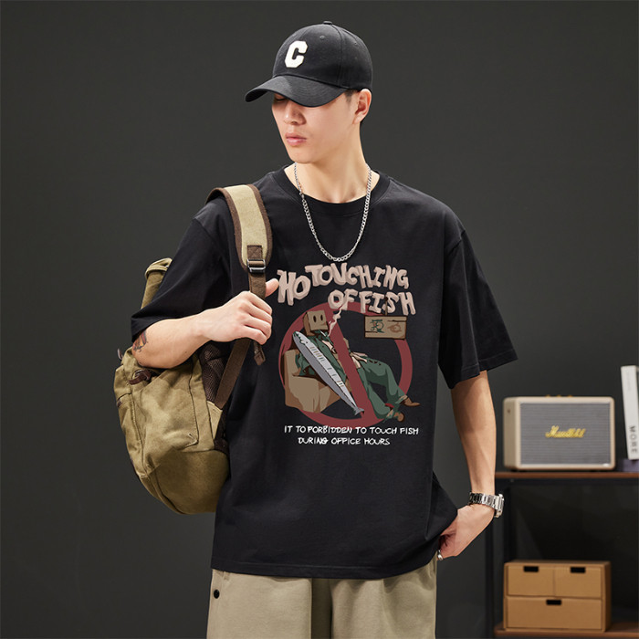 2025 NEW 2025 Real Shot Men's Clothing 100% Cotton T-Shirt 2024 Summer Short Sleeve T-Shirt Men's In