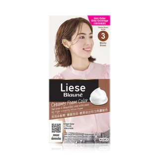 Liese Blaune Creamy Foam Color 108g ลิเซ่ โฟมเปลี่ยนสีผม รุ่นปิดผมขาว.