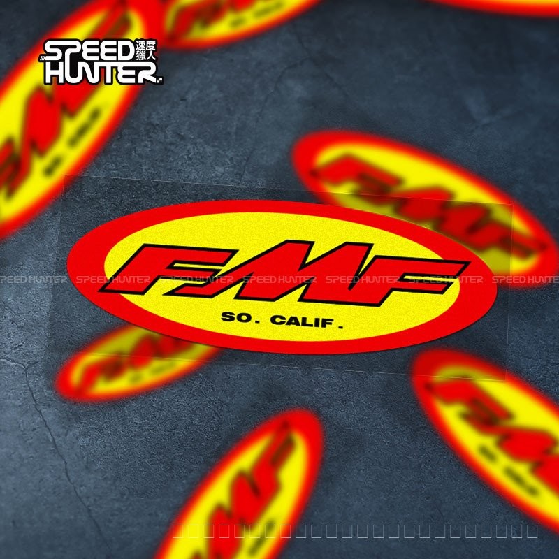 พร้อมสต็อก FMF B ประเภทท่อไอเสียสติกเกอร์รถจักรยานยนต์ดัดแปลงรถสติกเกอร์ Body Scratch สติกเกอร์กันน้ําสะท้อนแสง Decal ราคา ถูกที่สุด ดีลบีเคเค แกลเลอรีภาพที่ 9