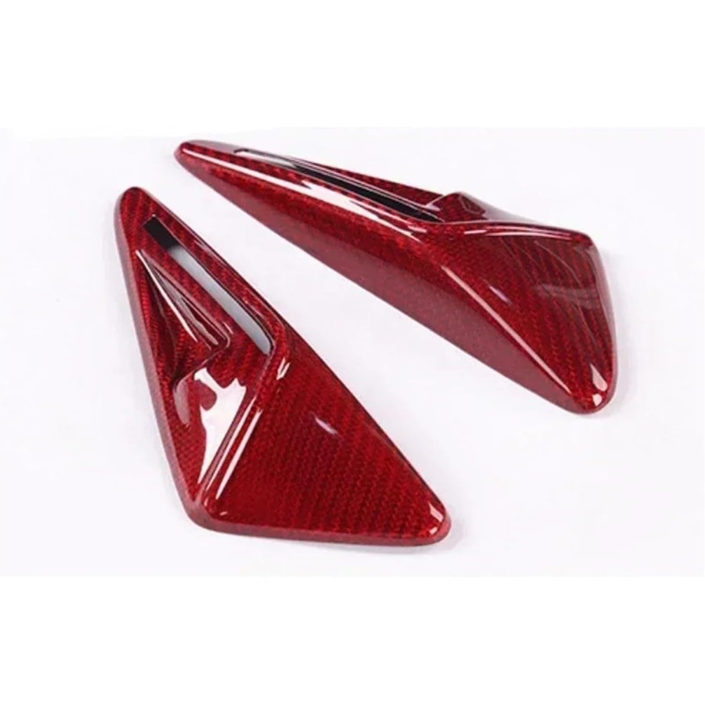 ฝาครอบกล้องด้านข้างคาร์บอนไฟเบอร์แท้เข้ากันได้กับอุปกรณ์เสริม Tesla รุ่น 3/Y/S/X/3 + Highland 2021-2