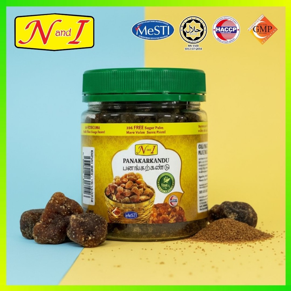 Palm Sugar  Panakarkandu பனங்கற்கண்டு  Gula Melaka  棕榈糖 130G