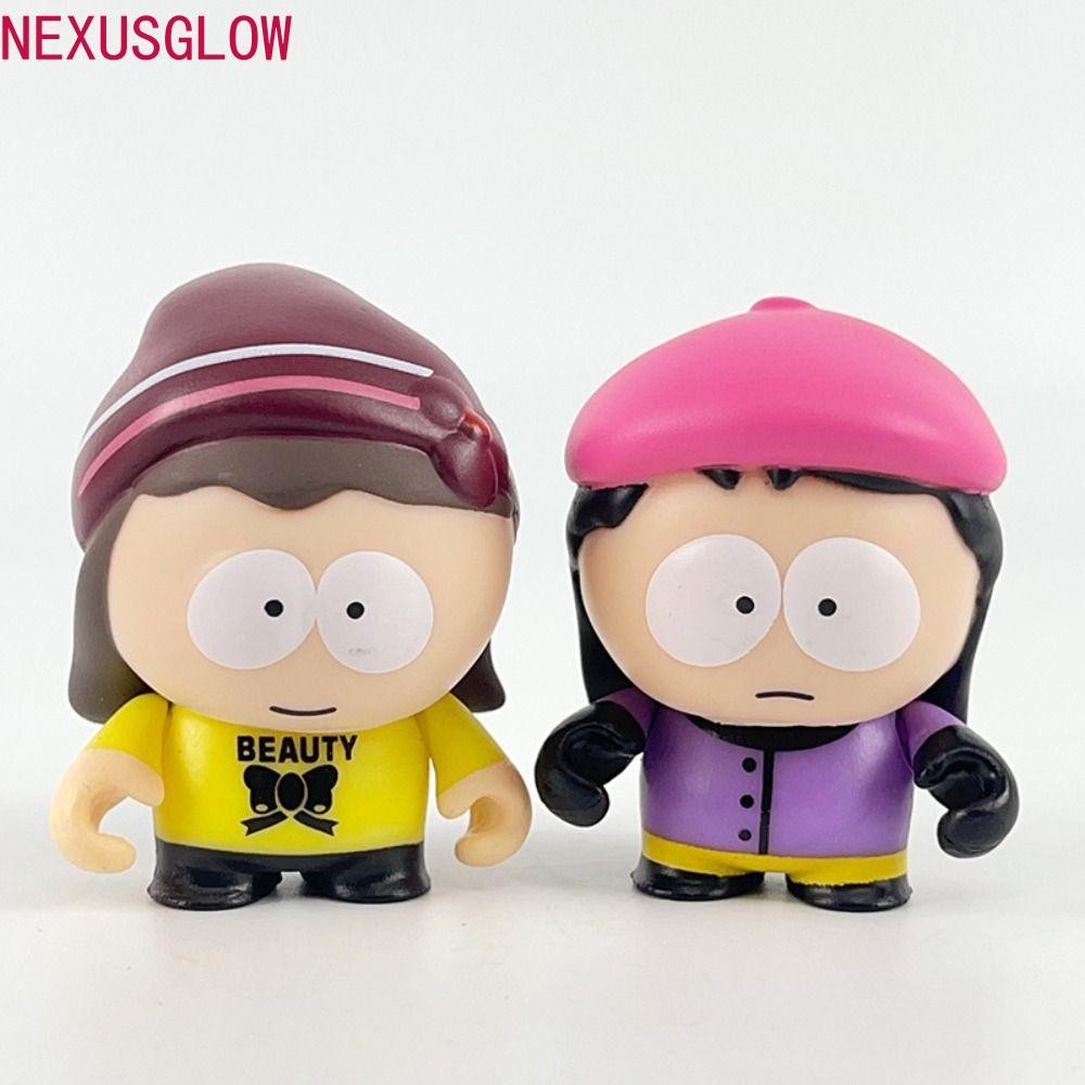 NEXUSGLOW 6 ชิ้น/เซ็ต South Park อะนิเมะ, ไม้แห่ง Truth Kenny McCormick South Park รูปของเล่น, การออ