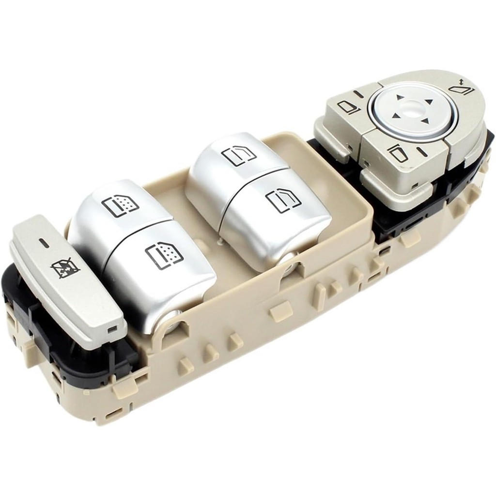 KIRYU ปุ่มสวิตช์ควบคุมกระจกรถยนต์สวิตช์ควบคุมตัวยกหน้าต่างรถยนต์เข้ากันได้กับ EWhite Light SWhite Li