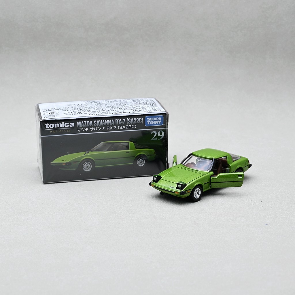 Ready Stock Black Box Tomy Tomy Alloy Car Toy Car Model Mazda RX7 SAVANA TP29