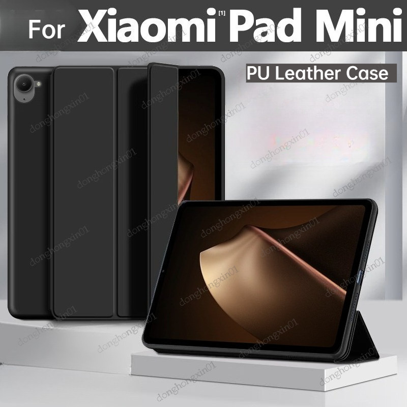 เคสหนัง PU บางเฉียบสําหรับ Xiaomi Pad MIni 8.8 Redmi K Pad 8.8 นิ้ว 2025 SE 8.7 MiPad Mini 8.8 2025 Trifold ขาตั้งฝาครอบป้องกัน