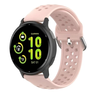 สายนาฬิกาGarmin forerunner158/55/245/645/165 470 42mm active5 active6 vivoactive3ชิลิโคนลายรูvenu