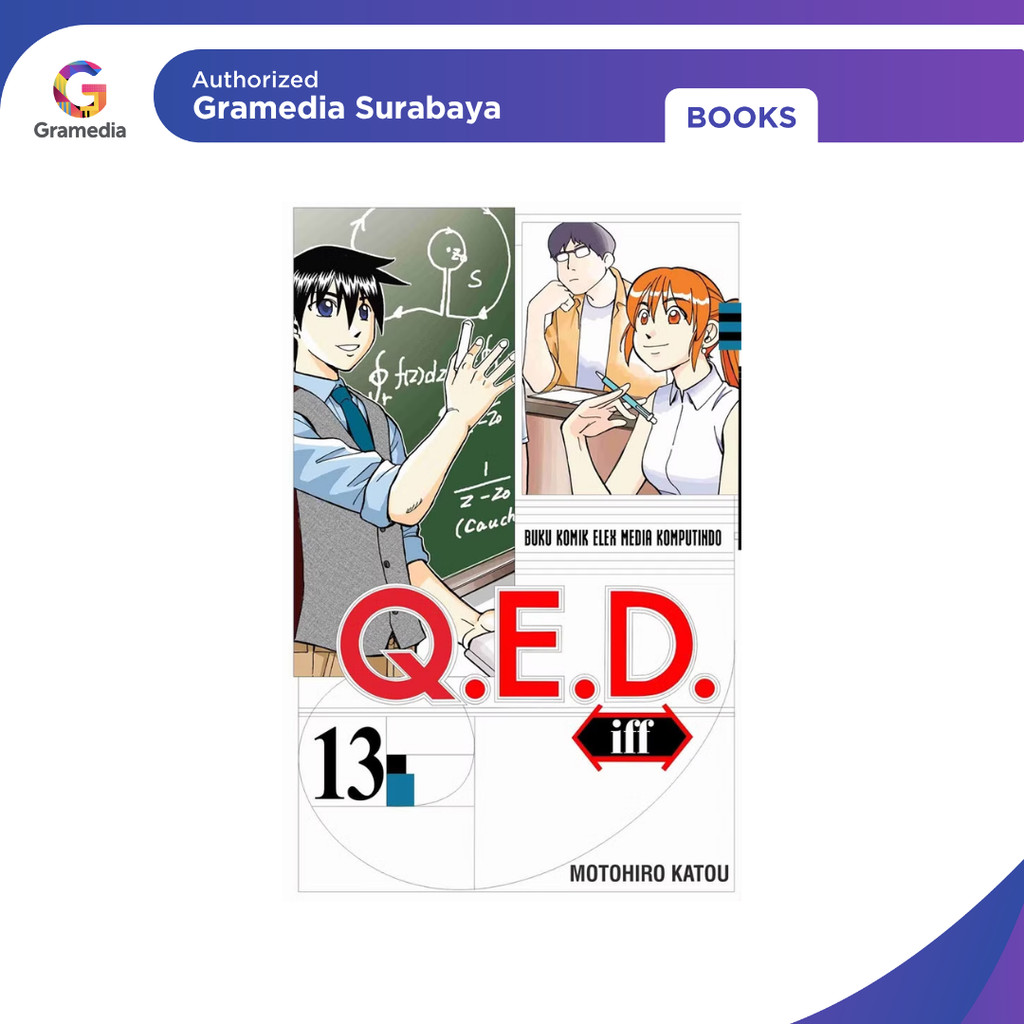 Gramedia Surabaya - QED Iff 13 การ์ตูน (MOTOHIRO KAHOU)