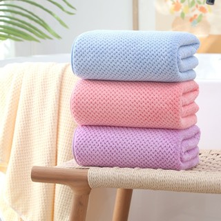 ผ้าเช็ดตัว 90*175cm ผ้าขนหนู ขนาดใหญ่พิเศษ ซับน้ำดีขนไม่หลุด…