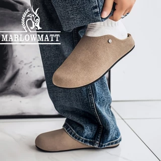 รองเท้าแตะผู้ชาย Marlowmatt | กันลื่นระบายอากาศ | เป่าโถว แฟชั่นสไตล์ใหม่ | คอร์กโซล