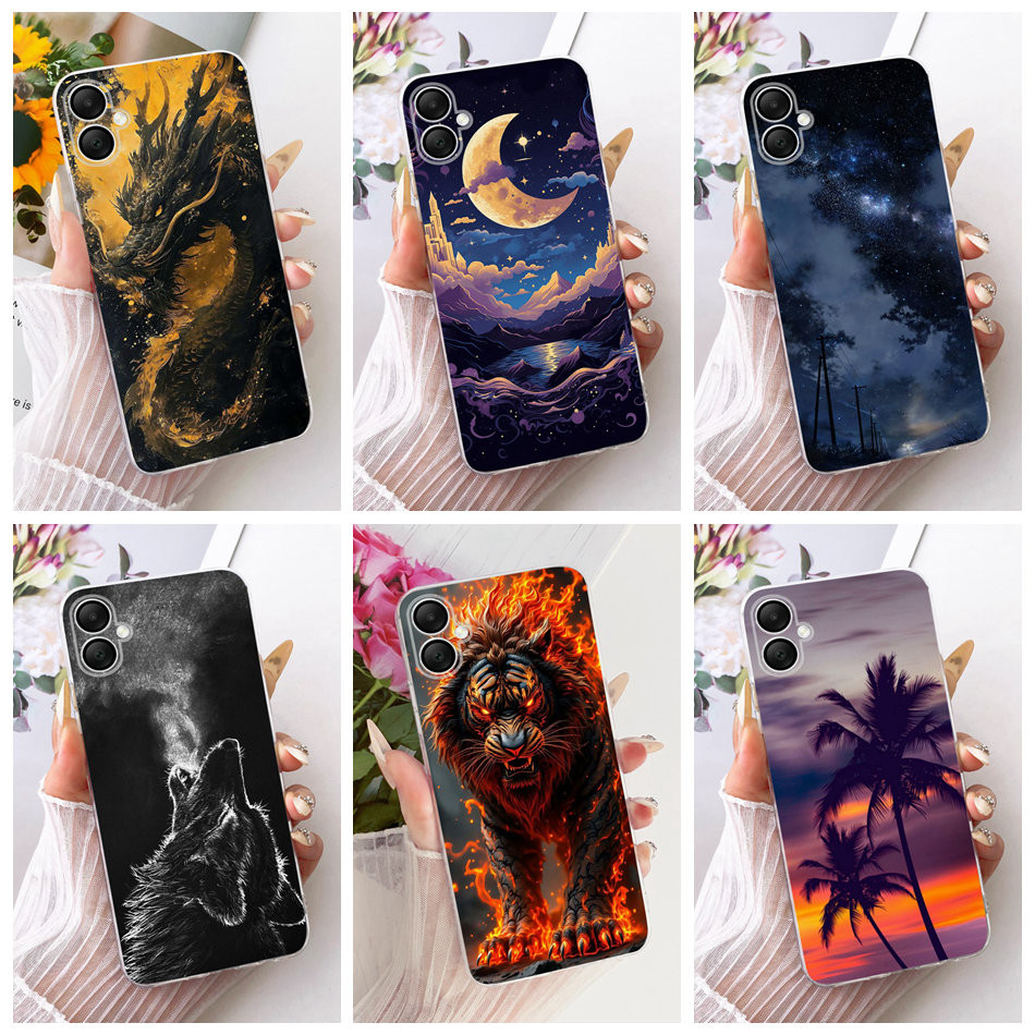 สําหรับ Samsung Galaxy A06 ใหม่ Cool Tiger Dragon รูปแบบเคสโทรศัพท์ SamsungA06 5G 4G SM-A065F A066B ซิลิโคนนุ่ม TPU กรณี
