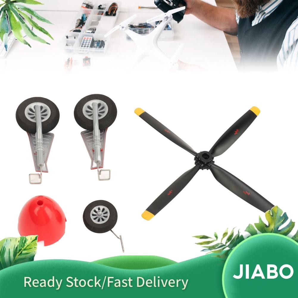 Jiabo Jiabo Fussbudget RC Plane Propellers ง่ายต่อการจัดงาน Fairing Landing Gear Kit สำหรับปีกคงที่