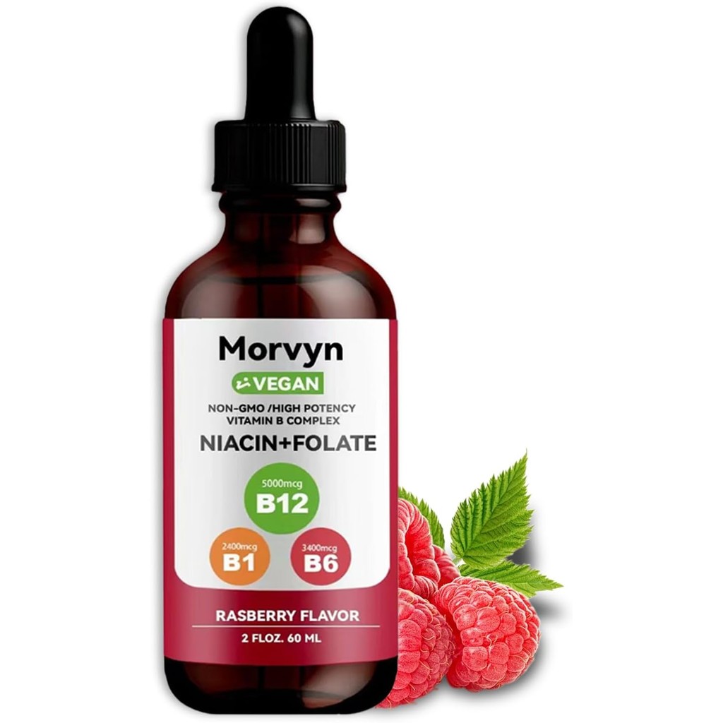 Essential Vitamin Liquid Drops,Vitamin B Complex Liquid Drops - B1, B6, B12-60ml