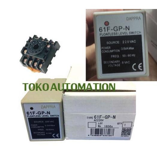 61F-GP-N 61F-GP N 220VAC สวิตช์ระดับลอยพร้อมซ็อกเก็ต PH09 JIE27