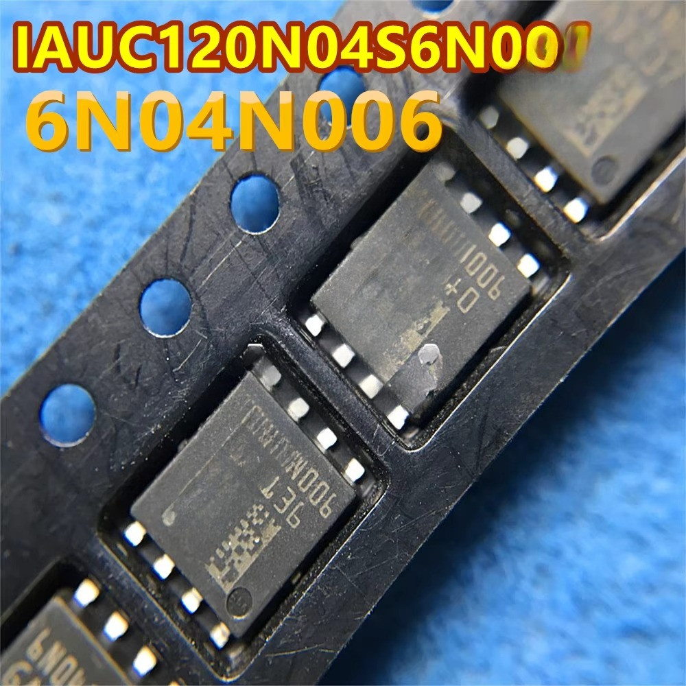 ใช้แล้ว + ไม่ใช่ใหม่ + ส่งหลังจากวัด IAUC120N04S6N006A 6N04N006 40V 0.6 mOhm, ต้านทานภายในต่ํา DFN5X