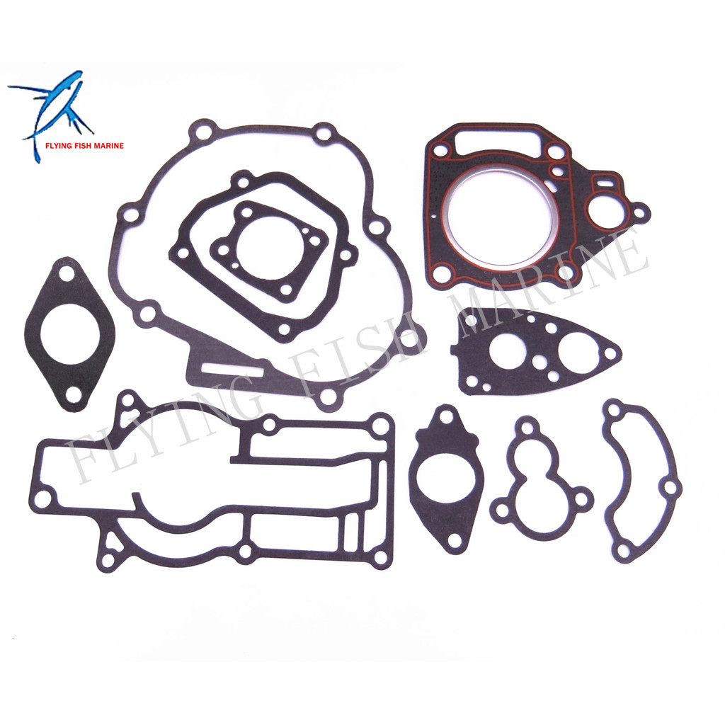 เครื่องยนต์นอก 67D-W0001-00 Complete กระบอกหัวซีลปะเก็นชุดสําหรับ Yamaha 4-Stroke F4 4HP 5HP F4A/F4M