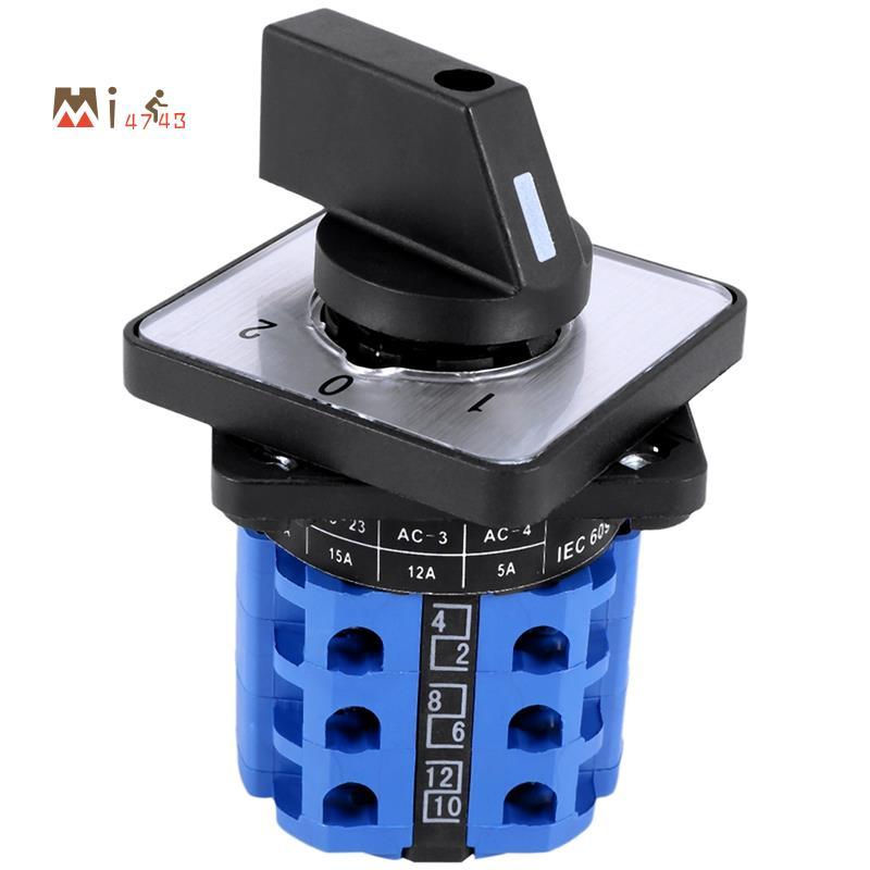 Mi47433 ตําแหน่ง -On Changeover Control Rotary Cam Switch 20A