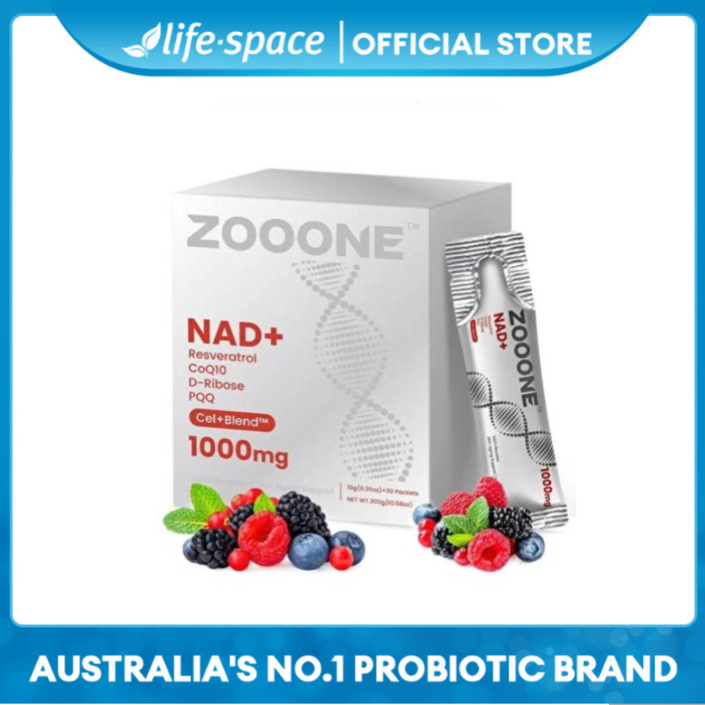 ZOOONE 1000mg NAD+ Berry Flavor Drink Mix for Skin Aging Support, Energy, and Focus - 0 Pack