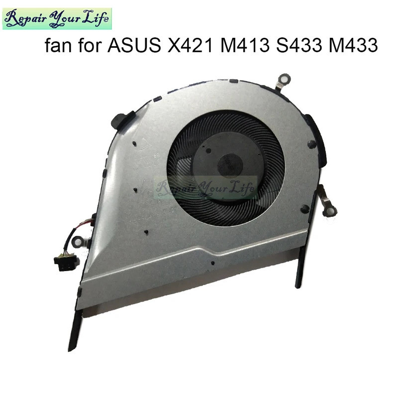 IiLaptop พัดลมระบายความร้อนสําหรับ ASUS Vivobook X421 S433 M433 M413 X413 M4600 CPU Cooler พัดลม NS8