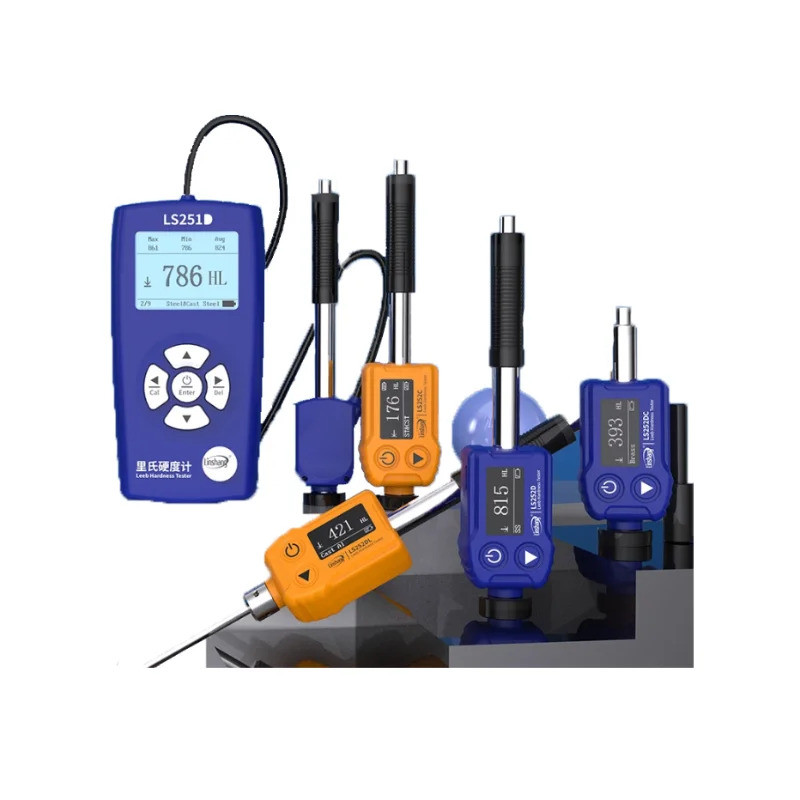 Linshang LS251D/LS252DC/LS252DL/LS252D/LS252C แบบพกพาดิจิตอลโลหะทดสอบเครื่อง Durometer สําหรับอลูมิเ