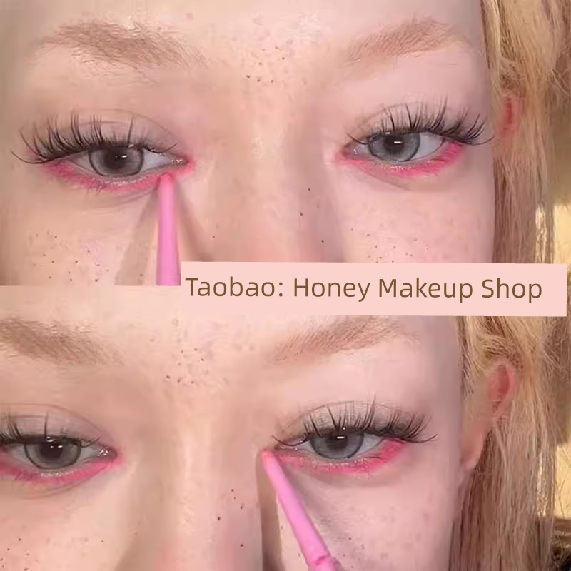eyeliner อายไลน์เนอร์กันน้ำ ดี เหมาะสําหรับเทศกาลดนตรี Dopamine Pink Eyeliner!ปากกาเจลอายไลเนอร์สีน้