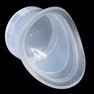 [ใหม่] 2 ชิ้น Eyewash ถ้วยซิลิโคน Resuable Soft Eye Bath Cup ถ้วยล้างตา [TH]