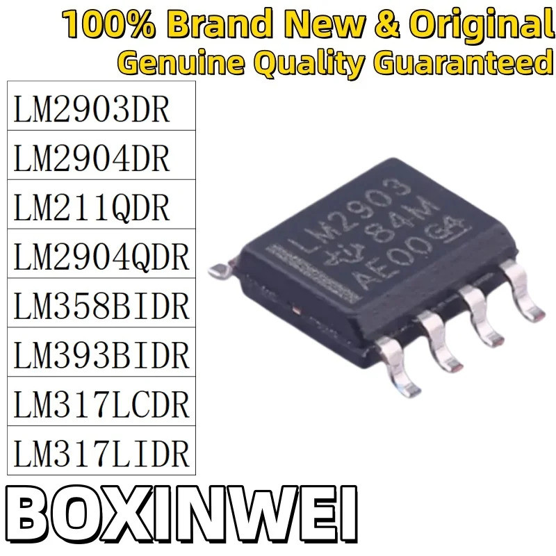 5PCS LM2903DR LM2904DR LM211QDR LM2904QDR LM358BIDR LM393BIDR LM317LCDR LM317LIDR SOP ชิป ic ขายส่ง