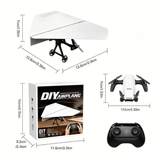 DIY RC กระดาษเครื่องบินเที่ยวบินส่วนประกอบสําหรับชุดรีโมทคอนโทรลเครื่องบินของเล่น Gyro Stabilizer เครื่องไฟฟ้าสําหรับชายหญิง
