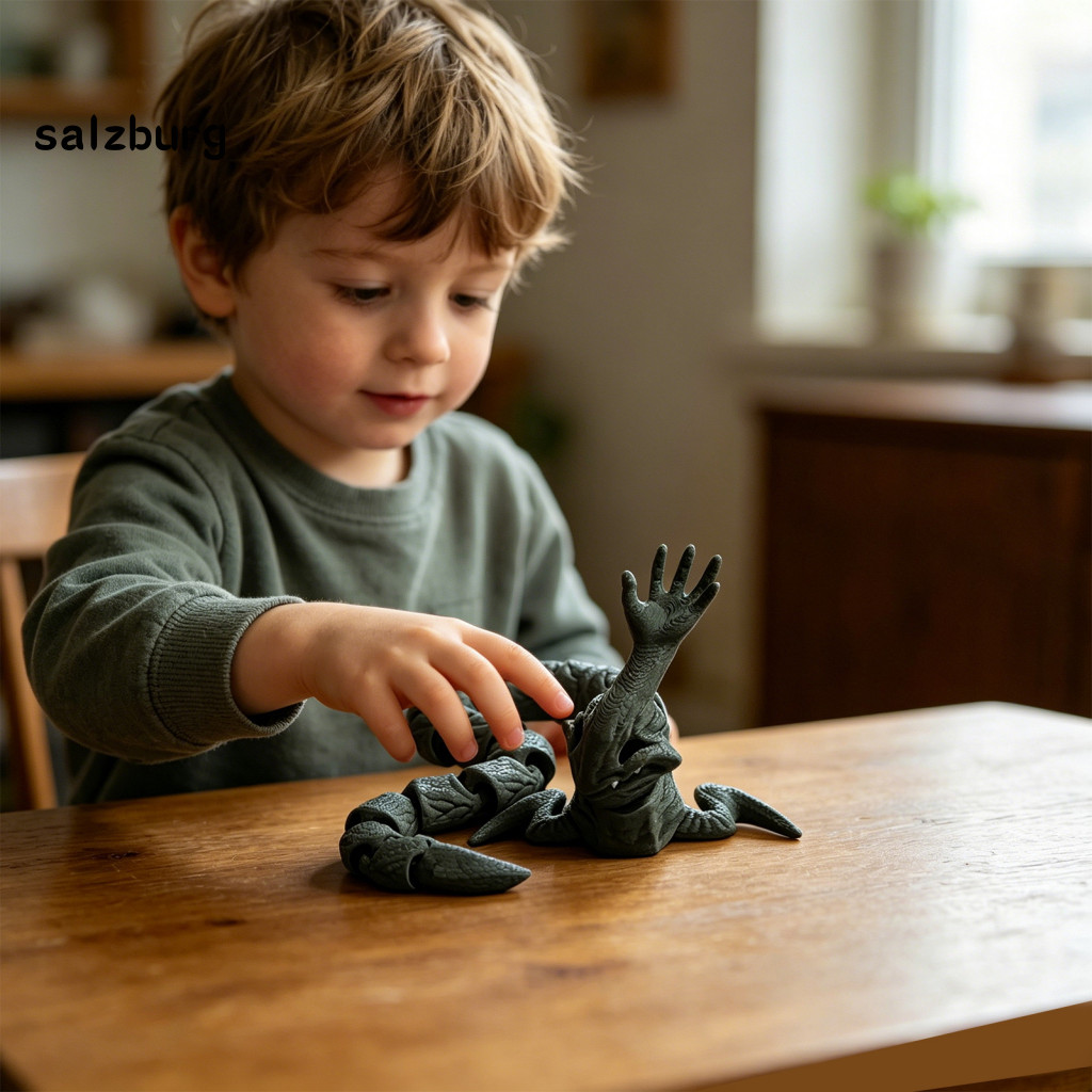 <salzburg> เครื่องประดับ Sea Monsters ขนาดเล็กถึงขนาดใหญ่ (12.5 ซม.–48 ซม.) ตกแต่งสยองขวัญสะสมสําหรับชั้นวางหนังสือ ตู้และพื้นที่ทํางาน