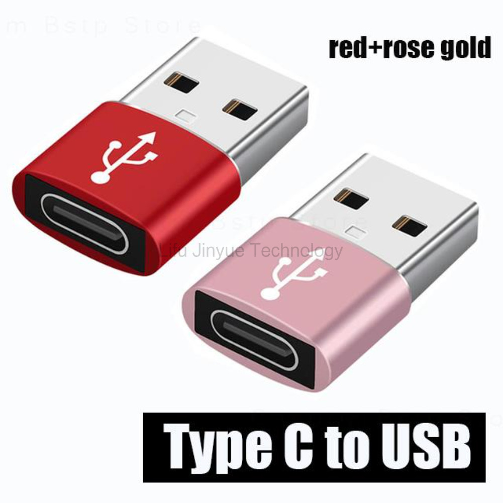 LIKAIYUE อะแดปเตอร์ USB C Female to USB Male Type C to USB A ตัวแปลงสายชาร์จ, เข้ากันได้กับ Samsung Galaxy Pixel