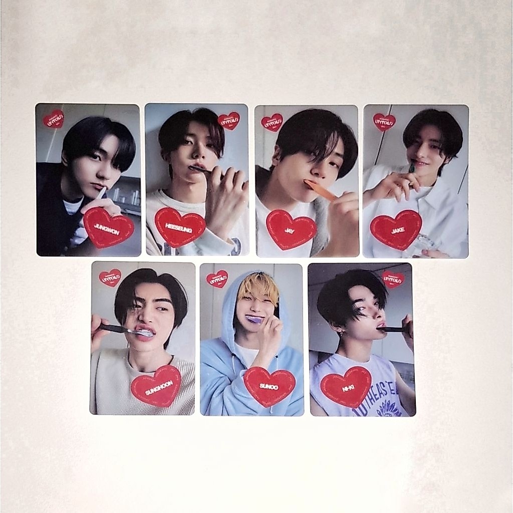 Photocard อย่างเป็นทางการ Enhypen Romance Unthold Kpopmerch POB Jungwon Heeseung Jay Jake Sunghoon S