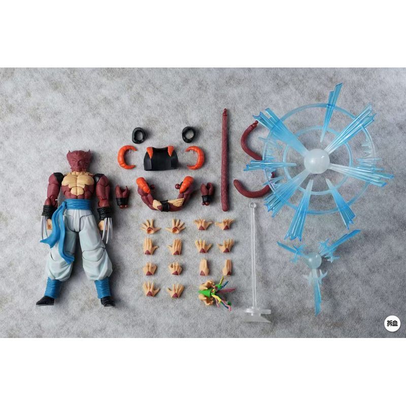 Unboxing Net Ready Stock Mushroom kamione kamione SHF Dragon Ball Super Four Gogeta 1/12 Action Figu
