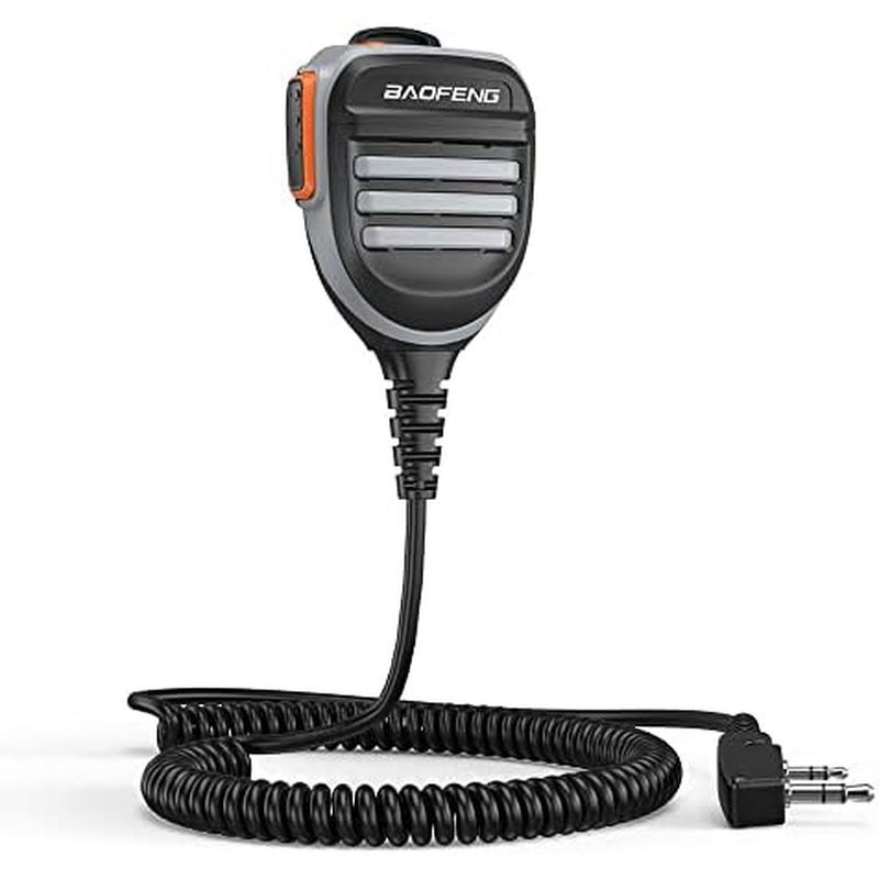 BaoFeng Walkie Talkie ลําโพงไมโครโฟน,รีโมทไหล่ตํารวจไมโครโฟนสําหรับ Baofeng UV-5R Mini BF-F8HP Pro 5