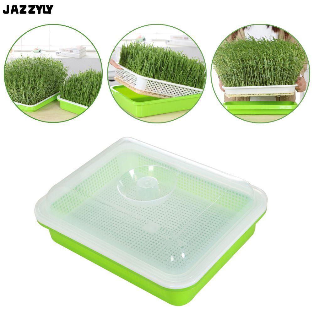 มาถึงJAZZYLY Grow Nursery Pots อุปกรณ์ทําสวนกระดาษเนอสเซอรี่ Soilless Culture Sprout Pot
