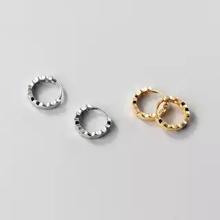 Beehive Earrings ต่างหูเงินแท้ S925 [MERCELO]
