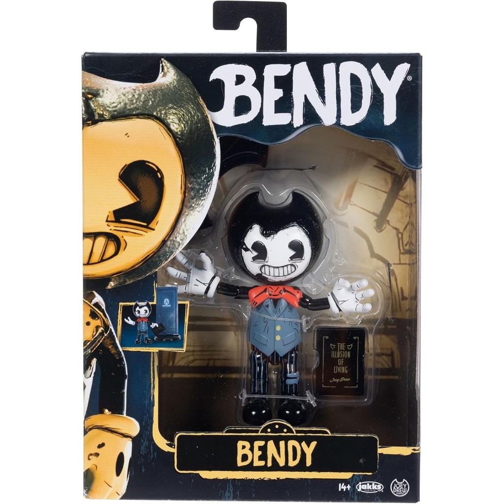 BENDY AND THE INK MACHINE REAL WORLD BENDY FIGURE JAKKS SERIES 2 MOSC 2024