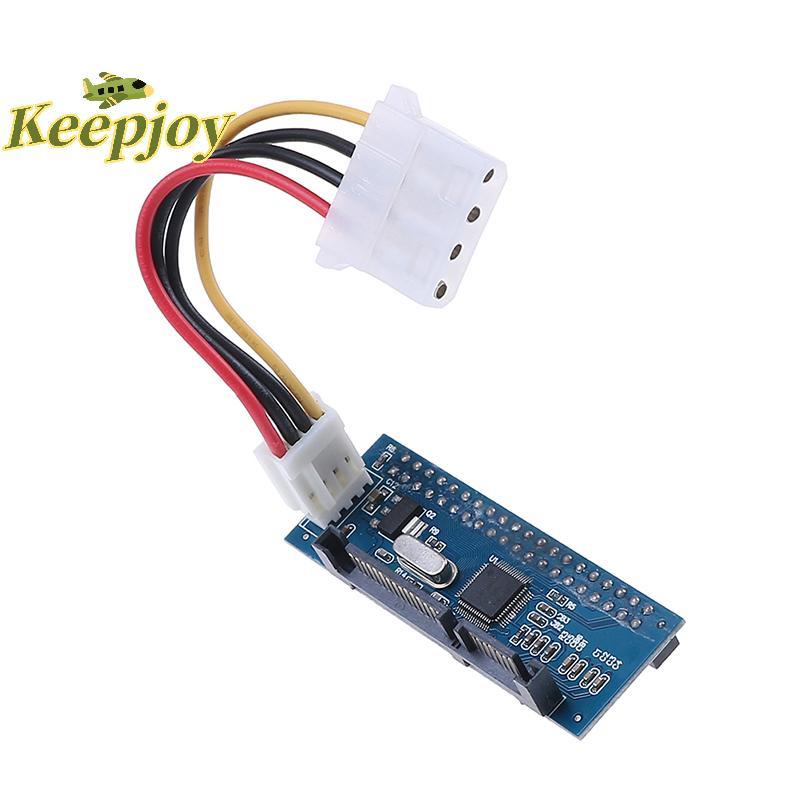 [Keepjoy] 40-Pin 40pin IDE ตัวเมียเป็น SATA 7+15Pin อะแดปเตอร์ชาย 22 พิน PATA to SATA card [ใหม่]