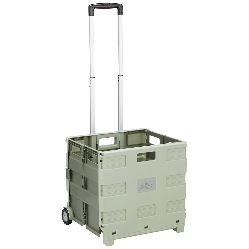 BUNDOK Folding Cargo Cart BD-318KA - 30kg Load Capacity - Khaki Color