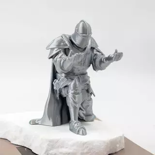 [EA] Creative Desk Organizer Knight Pen Holder Stand Themed Resin Decor สําหรับศิลปิน Writers Home Office Workspace TH