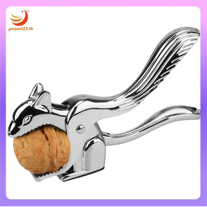 [gaozuo523.th] ที่เปิดเปลือกหอย Multi-Function Pine Pecan Hazelnut Plier กระรอกรูปร่าง Quick Walnut 