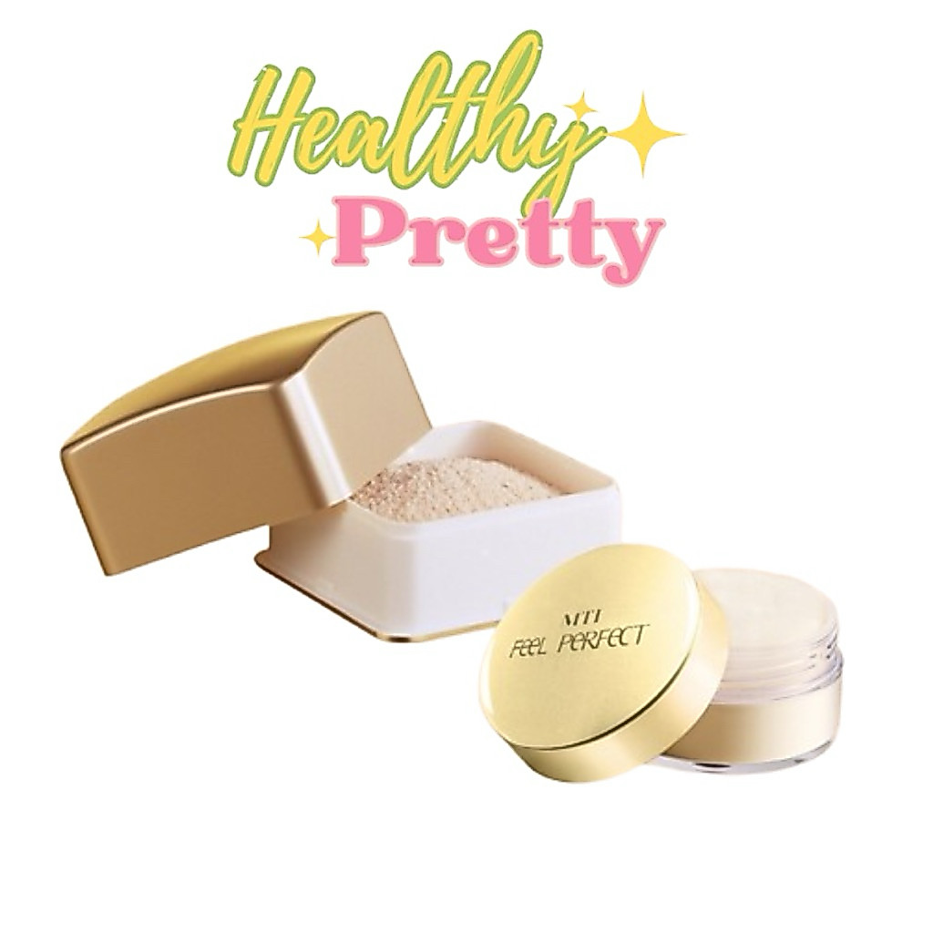 MTI FEEL PERFECT LOOSE POWDER เอ็มทีไอ แป้งฝุ่นผสมทองคำ