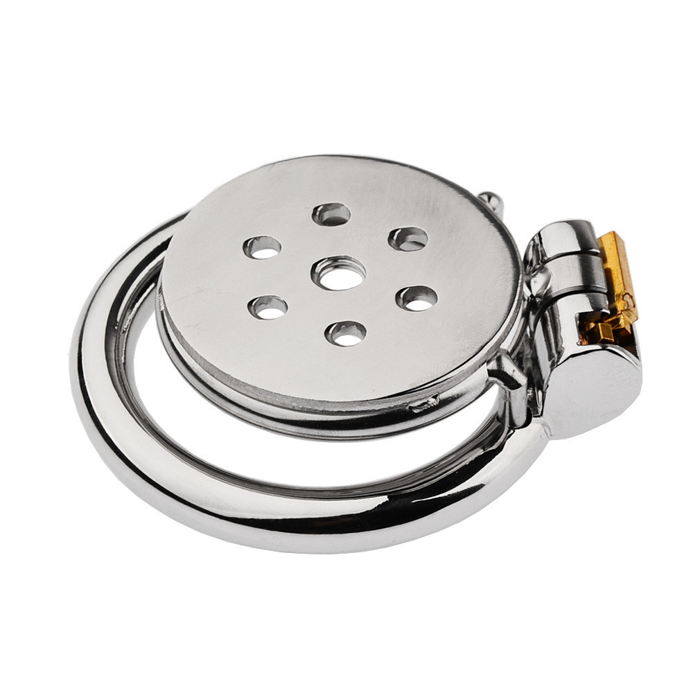 ใหม่สแตนเลสผู้ชายแบนหลอก-แม่ Chastity ล็อค Anti-Escape cb6000s Chastity กรงของเล่นสําหรับผู้ใหญ่ Afgcg