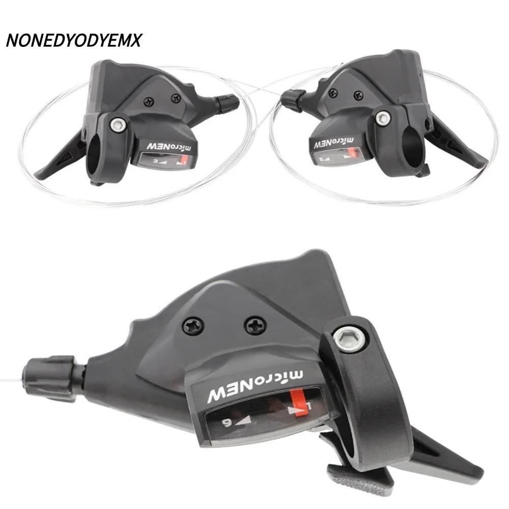 NONEDYOMX จักรยานเสือภูเขา Shifter, ซ้ายขวา Thumb 7/8/9/10/11 ความเร็วจักรยาน Levers Shifter, ทนทาน Universal Gear Shifter จักรยานเสือหมอบ