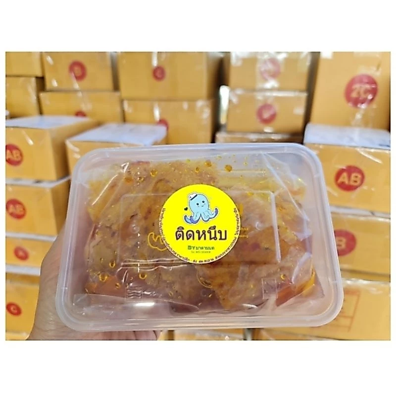 หมึกสามรส หมึกน้ำจิ้มน้อย 30% หมึกน้ำจิ้ม หมึกชุป หมึกหวาน หมึกบดน้ำจิ้ม หมึกบดยืด หมึกราดน้ำจิ้ม ปลาหมึกแท้ๆทั้งตัว
