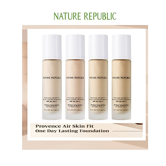 [NATURE Republic] Provence Air Skin Fit One Day Lasting Foundation 32 มล. (SPF30/PA++)