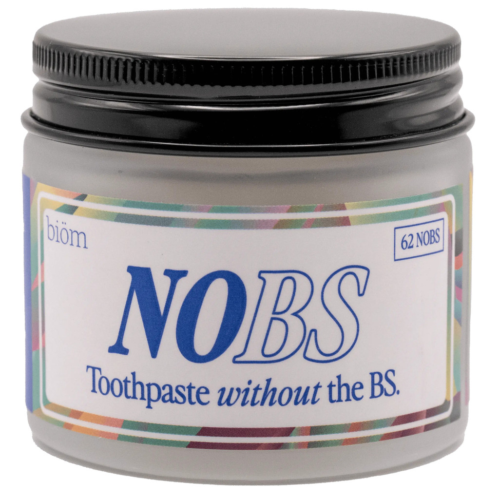 NOBSยาสีฟันแท็บเล็ต-NanoHydroxyapatite,FluorideFree,PlasticFree,Eco&TravelFriendly-RemineralizewithNHA