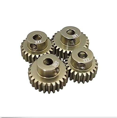 เฟืองมอเตอร์โลหะ 48P 22T 24T 26T 28T สําหรับ Sakura 1:10 Sport Car